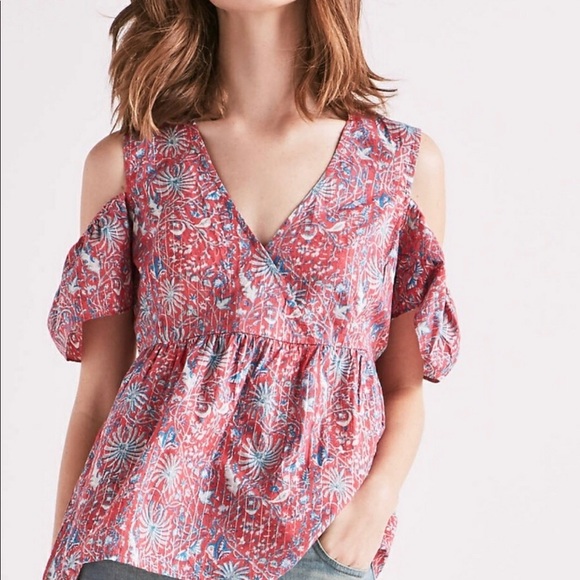 Lucky Brand Tops - Lucky Brand Whimsical Cold Shoulder Top